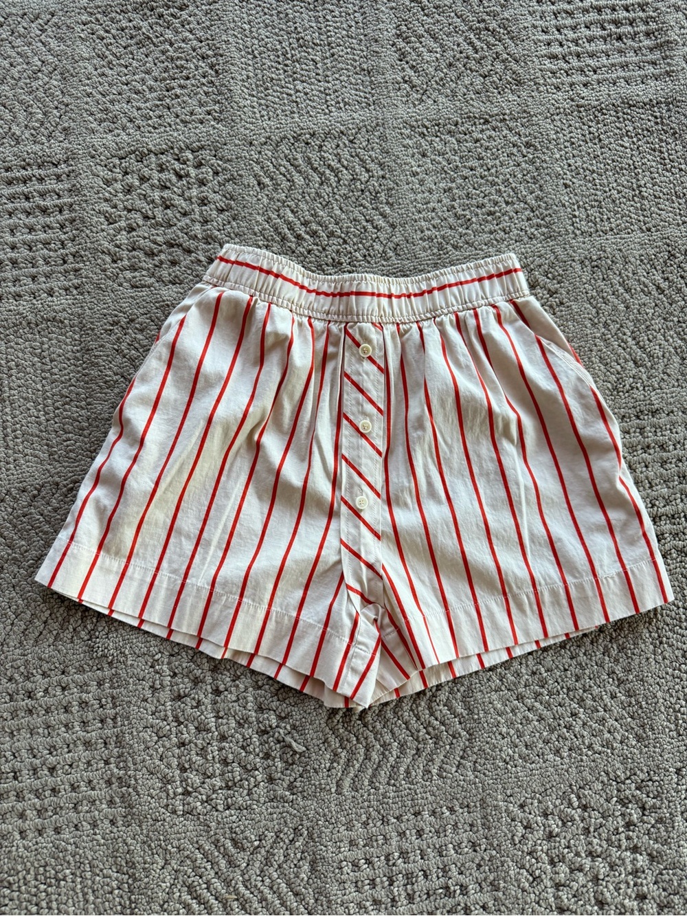 Reformation Billy Striped Shorts XS